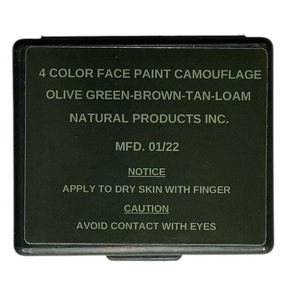 Camo Makeup Kit and 3 Camo Paint Sticks, Woodland Camo - Picture 2 of 7